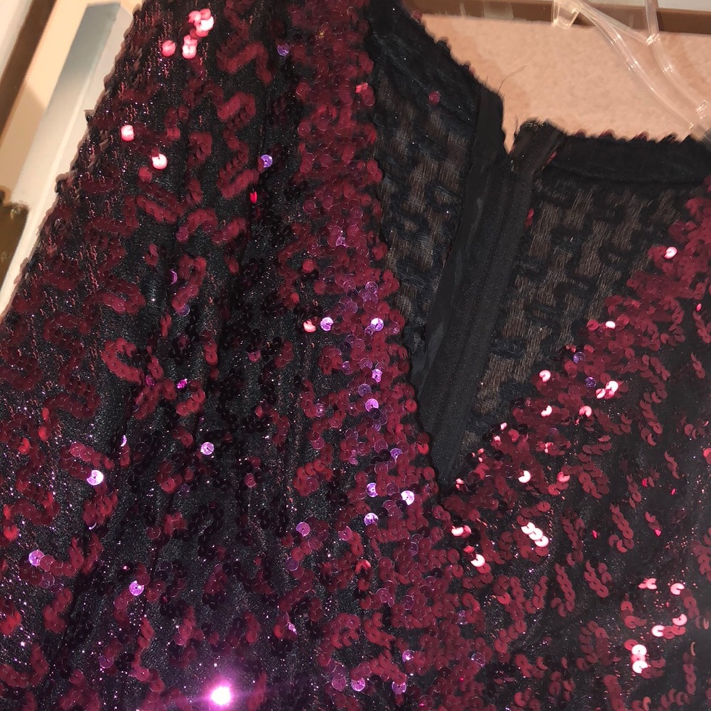 Fuchsia Sequin Dress
